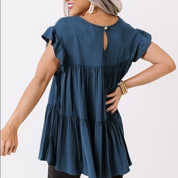 Host Pick!! Baby doll tunic top!  This is so cute! - Picture 2 of 4